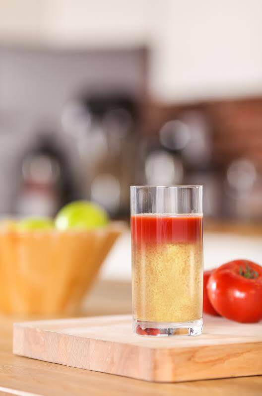 Juice by Hurom Tomato juice made by centrifugal juicers or blenders